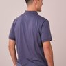 camiseta polo 80081 azul costas