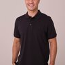 camiseta polo 80081 preto frente