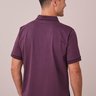 camiseta polo 80081 vinho costas