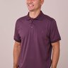 camiseta polo 80081 vinho frente