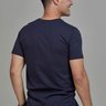 camiseta gola careca 80105 azul marinho costas